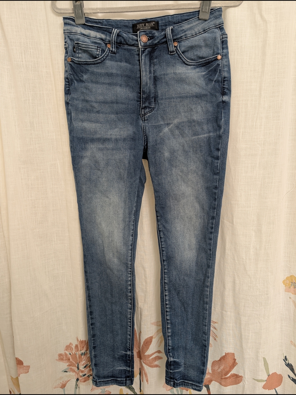 Judy Blue Mid Rise Skinny Jeans Women's Size 9/29 Medium Wash Stretch